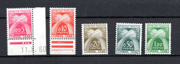 France 1960 Old Set Postage-due Stamps (Michel P 93/97) Nice MNH - 1960-.... Postfris