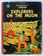 Tintin : Explorers On The Moon - 1ere édition Dos Rond 1959 Methuen - Translated Comics