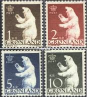 Dänemark - Grönland 58-61 (kompl.Ausg.) Postfrisch 1963 Eisbär - Unused Stamps