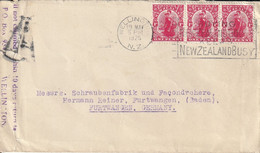 Nouvelle Zélande Lettre Pour L'Allemagne 1925 - Brieven En Documenten