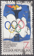 Ceska Republika 1994 Michel 46 O Cote (2009) 0.70 Euro 100 Ans Comité International Olympique Cachet Rond - Gebraucht