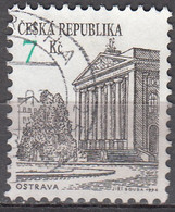 Ceska Republika 1994 Michel 60 O Cote (2009) 0.50 Euro Vue De Ostrava Théatre Antonín Dvorak Cachet Rond - Gebraucht