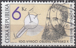 Ceska Republika 1995 Michel 91 O Cote (2009) 0.50 Euro Wilhelm Conrad Röntgen Cachet Rond - Gebraucht