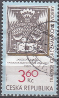 Ceska Republika 1996 Michel 101 O Cote (2009) 0.30 Euro Timbre Sur Timbre Cachet Rond - Gebraucht