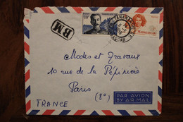 1956 BM Madagascar France Cover Air Mail Boîte Mobile - Cartas & Documentos