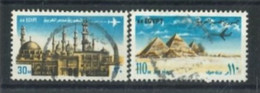 EGYPT - 1972 - AIR MAIL POSTAGE. STAMPS SET OF 2, SG # 1170 & 1172, USED. - Used Stamps