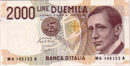 BANCONOTA REPUBBLICA ITALIANA L. 2.000 GUGLIELMO MARCONI - FDS - - 2000 Lire