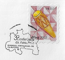 Brazil 2004 Cover Commemorative Cancel 3rd Amazon Conference In Porto Velho Map - Lettres & Documents