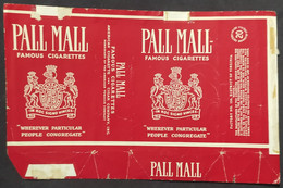 Marquilla Cigarrillos Cigarette Pack Pall Mall – Origen: USA - Boites à Tabac Vides