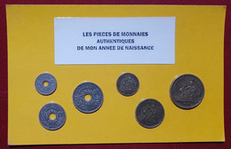 6 Pièces De Monnaies Authentiques Sous Blister  De Votre Année De Naissance 1923  ( Idée Cadeau ) - Andere & Zonder Classificatie