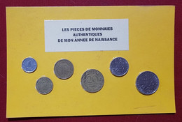 6 Pièces De Monnaies Authentiques  Sous Blister De Votre Année De Naissance 1968 ( Idée Cadeau ) - Sonstige & Ohne Zuordnung