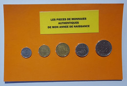 5 Pièces De Monnaies Authentiques  Sous Blister De Votre Année De Naissance 1969 ( Idée Cadeau ) - Autres & Non Classés