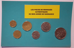 6 Pièces De Monnaies Authentiques  Sous Blister De Votre Année De Naissance 1974 ( Idée Cadeau ) - Sonstige & Ohne Zuordnung
