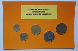 5 Pièces De Monnaies Authentiques  Sous Blister De Votre Année De Naissance 1979 ( Idée Cadeau ) - Andere & Zonder Classificatie