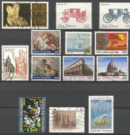 VATICANO CONJUNTO DE SELLOS USADOS CAT. 16,10 - Used Stamps
