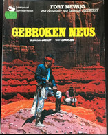 (484) Luitenant Blueberry - Fort Navajo - Gebroken Neus - 1980 - 48 Blz. - Charlier - Giraud - Blueberry