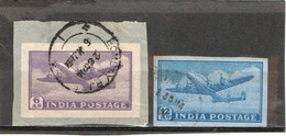 INDE   1948  Entiers Postaux  Poste Aérienne  Y.T. N° Type  2  Oblitéré - Zonder Classificatie