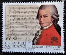 Timbre De Vatican  2006 The 500th Anniversary Of The Birth Of Wolfgang Amadeus Mozart Stampworld N° 1552 - Gebruikt