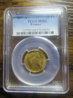 20 Francs Or 1857A MS 62 PCGS - 20 Francs (or)