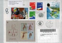 San Marino 2022 Busta FDC Natale-500 Monetazione-Street Art-Emergenza Sanitaria-San Marino Nel Cuore ° VFU - Used Stamps