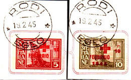 Egeo-OS-258- German Occupation 1945 (o) Obliterated - Quality In Your Opinion. - Egée (Duitse Bezetting)