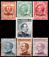 Egeo-OS-262- Calino: Original Stamps 1901-11 And Overprint 1912 (++) MNH - Quality In Your Opinion. - Egeo (Calino)