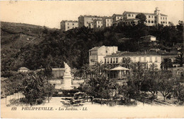 CPA AK PHILIPPEVILLE Les Jardins ALGERIE (1291583) - Souk Ahras