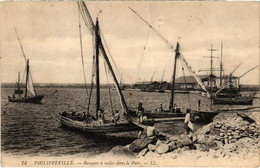 CPA AK PHILIPPEVILLE Barques A Voiles Dans Le Port ALGERIE (1291712) - Souk Ahras