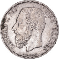 Monnaie, Belgique, Leopold II, 5 Francs, 5 Frank, 1872, TTB, Argent, KM:24 - 5 Frank