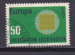 LIECHTENSTEIN, 1970, MNH Stamp(s) , Europe CEPT, Michel Nr(s). 525, Scannr. M22588 - Usati