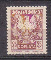 R3929 - POLOGNE TAXE Yv N°122 - Impuestos