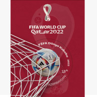 Azerbaijan Stamps 2022 "FIFA World Cup 2022" Unusual Shape - 2022 – Qatar