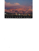 USA - Postcard Used  1996 -  Wasatch Mountain Range, Salt Lake City, - 2/scans - Salt Lake City