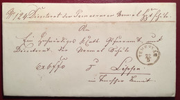 "TEMESVAR" 1857 (ROMANIA: Timisoara, Temescher Banat) Exoffo Brief>Lippa (Österreich Ungarn Austria Hungary - 1858-1880 Moldavie & Principauté
