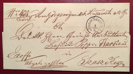 RARE "GÖRGENY SZENT IMRE" 1857 (ROMANIA: Gurghiu / Mures Transylvania) Brief (Österreich Ungarn Austria Hungary Cover - 1858-1880 Moldavie & Principauté