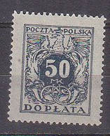 R3968 - POLOGNE POLAND TAXE Yv N°45 * - Impuestos