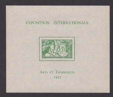 OCEANIE BF 1 EXPOSITION INTERNATIONALE 1937 NEUF TRACES DE CHARNIERES - Blocs-feuillets