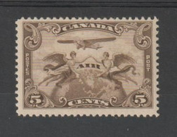 CANADA:  1928  AIR  MAIL  ALLEGORY  -  5 C. UNUSED  STAMP  -  YV/TELL. 1 - Poste Aérienne: Exprès