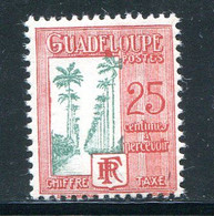 GUADELOUPE- Taxe Y&T N°31- Neuf Sans Gomme - Timbres-taxe