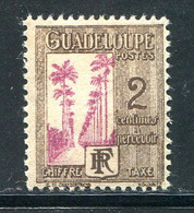 GUADELOUPE- Taxe Y&T N°25- Neuf Avec Charnière * - Timbres-taxe