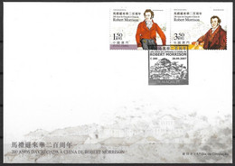 MACAU 2007 Robert Morrison , FDC MNH - FDC