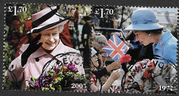 GROSSBRITANNIEN GRANDE BRETAGNE GB 2022 HER MAJESTY THE QUEEN'S PLATINUM JUBILEE 2V USED SG 4631-2 MI 4916-7 YT 5315-6 - Used Stamps