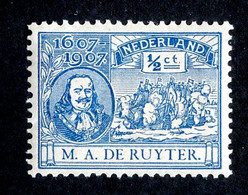Lot 167 Netherlands 1907 YT 73 M* Catalogue 2.€ (Offers Welcome!) - Ungebraucht