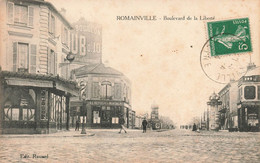 CPA Romainville - Boulevard De La Liberté - Edit Roussel - Au Repos De La Montagne - Romainville