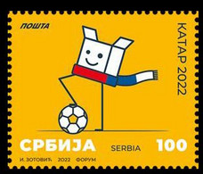 Serbia 2022, World Cup Football  Qatar 2022, Soccer, Sports, MNH - 2022 – Qatar