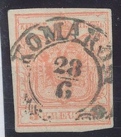 1850. Typography 3kr Stamp, KOMAROM - ...-1867 Préphilatélie