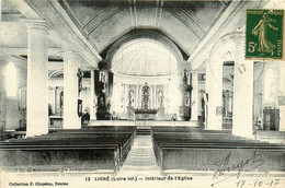 Ligné * Intérieur De L'église Du Village - Ligné