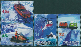 ⭕1998 - Australian Antarctic Territory TRANSPORT - Set 4 Stamps MNH⭕ - Andere Verkehrsträger