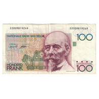 Billet, Belgique, 100 Francs, 1982-1994, KM:142a, TTB - 100 Francs