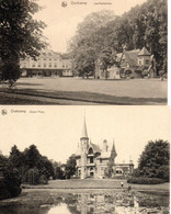 2 Prentbriefkaarten Oostkamp (kasteel Château Les Aubepines - Chalet Flore) (niet Verzonden) - Oostkamp